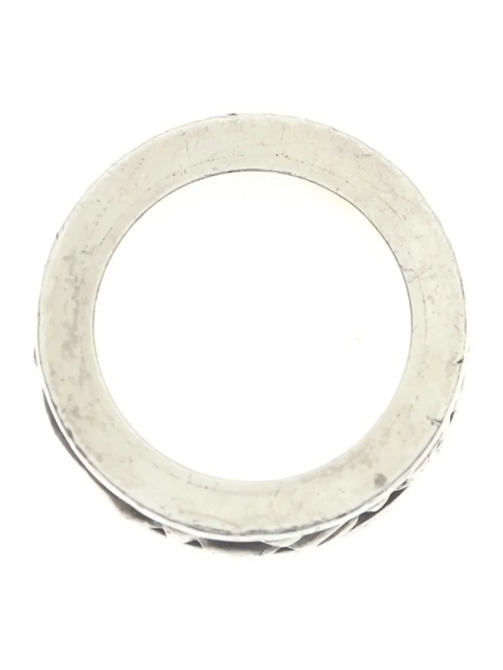 Chrome Hearts Ring Spinner Scroll Spiner Silver